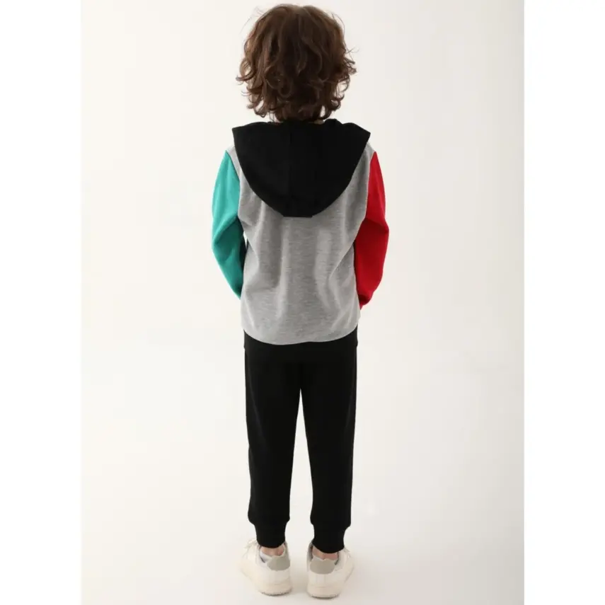 Mickey Mouse Erkek Eşofman Takımı Gri Melanj - 10