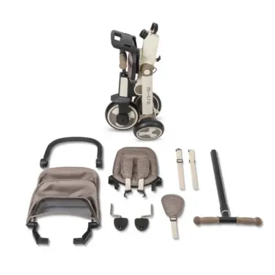 Micro 4in1 360 Derece Dönen Ve Katlanabilir Bisiklet - Latte - 7