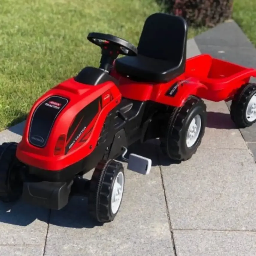 Micromax Pedallı Römorklu Traktör Kırmızı - 3