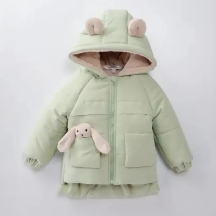 Midimod Kız Kaban Yeşil - 1