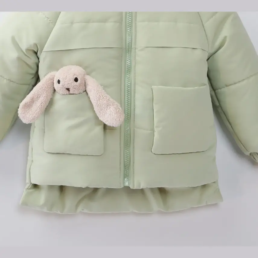 Midimod Kız Kaban Yeşil - 6