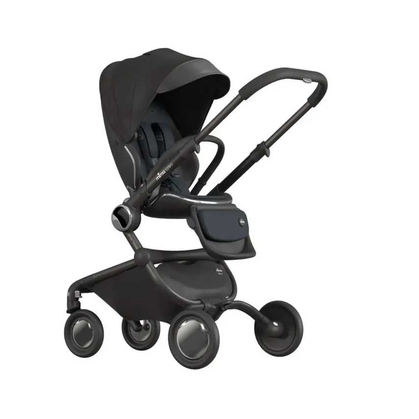 Mima Creo Çift Yönlü Kompakt Katlanabilir Bebek Arabası Black - 7