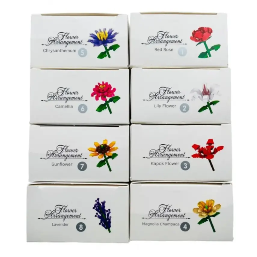 Mini Blok Flower - 3