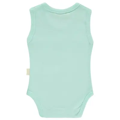 Mini Damla Bebek Body Askılı Armalı Mint - 6