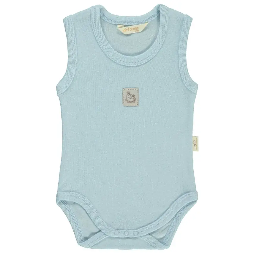 Mini Damla Body Askılı Armalı Mavi - 1