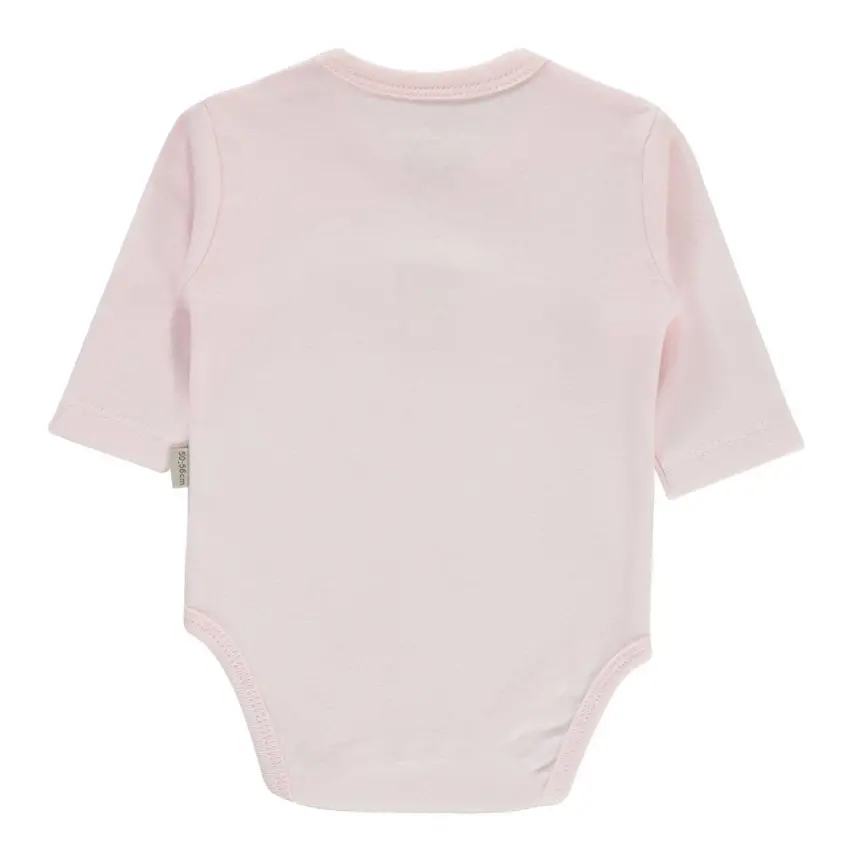 Mini Damla Body Uzun Kol Armalı Pembe - 2