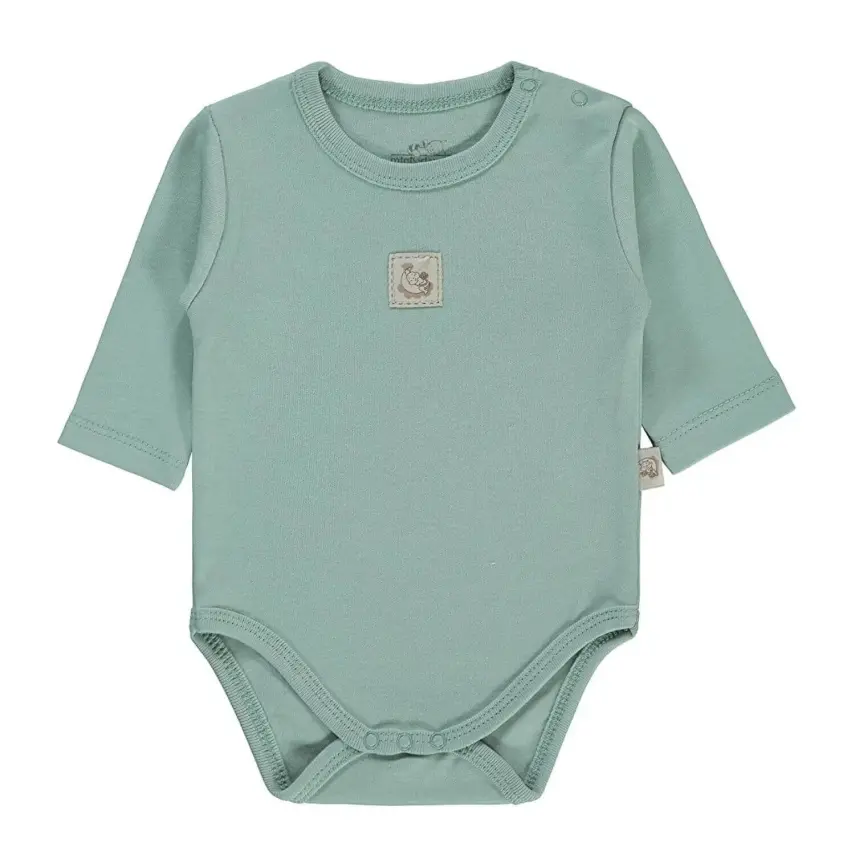 Mini Damla Body Uzun Kol Armalı Yeşil - 1