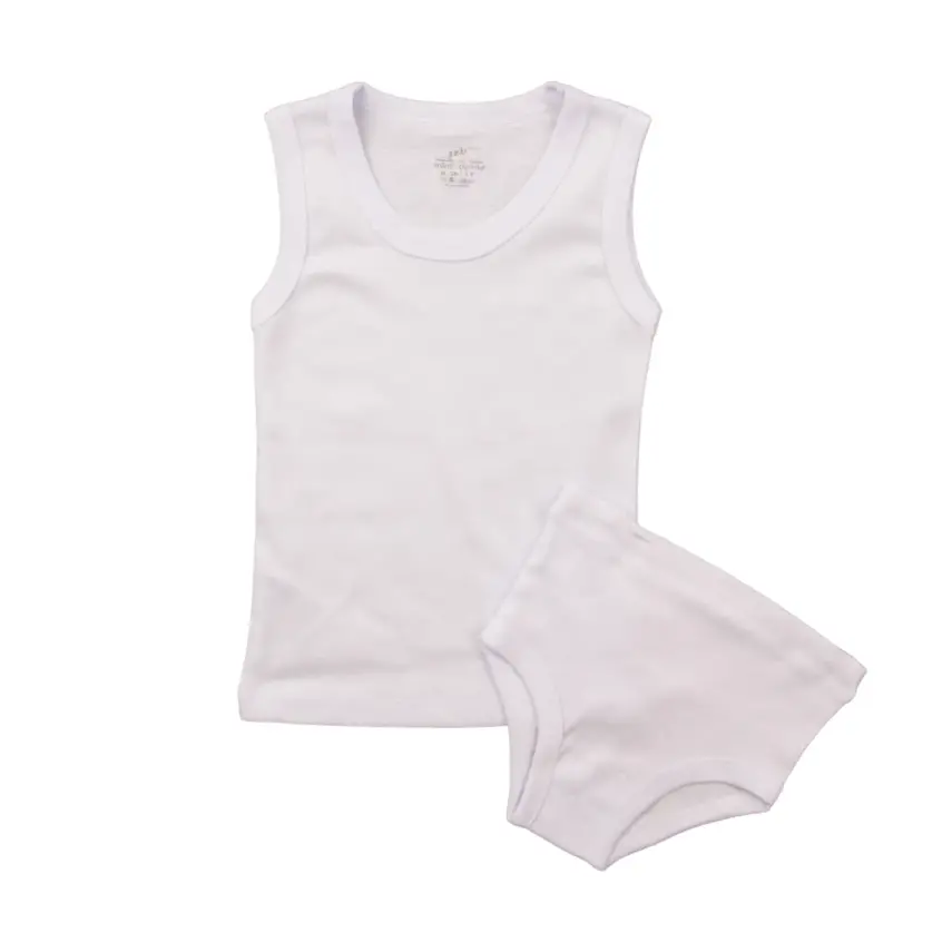 Mini Damla Çamaşır Takımı Askılı Beyaz - 1