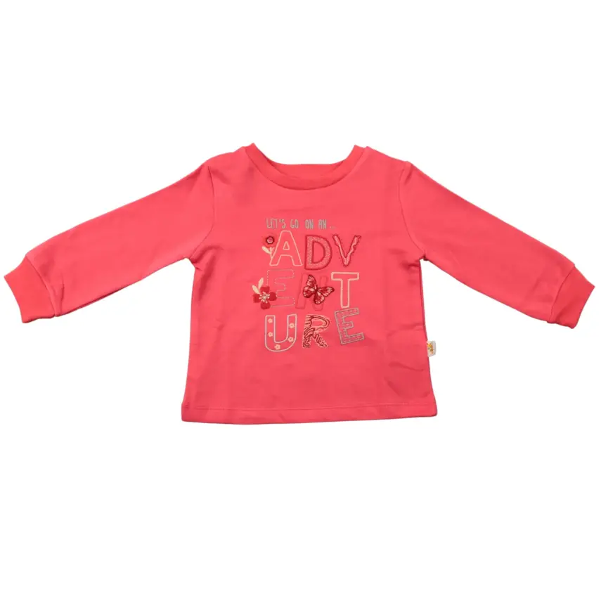Mini Damla Çocuk Sweatshirt Adventure Nar Çiçeği - 1