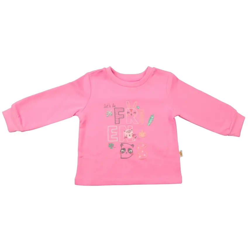 Mini Damla Çocuk Sweatshirt Friend Pembe - 2