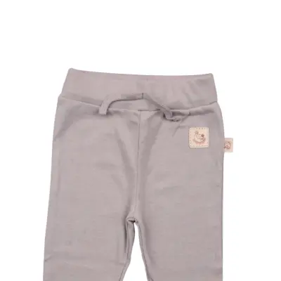 Mini Damla Pantolon Patiksiz Armalı Gri Melanj (1)