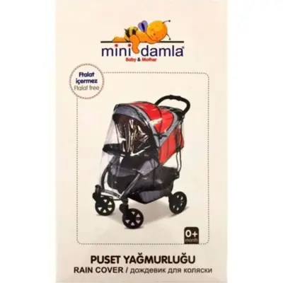 Mini Damla Puset Yağmurluğu Fitalatsız Siyah - 4