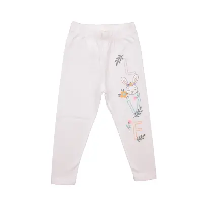 Mini Damla Tayt Love Ekru