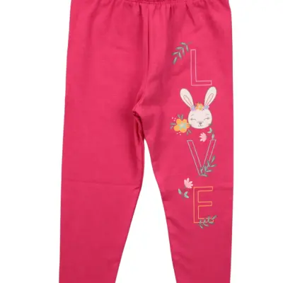 Mini Damla Tayt Love Fuşya (1)