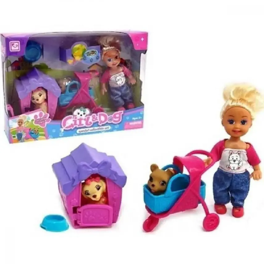 Mini Manken Bebek Barınak Pusetli - 2