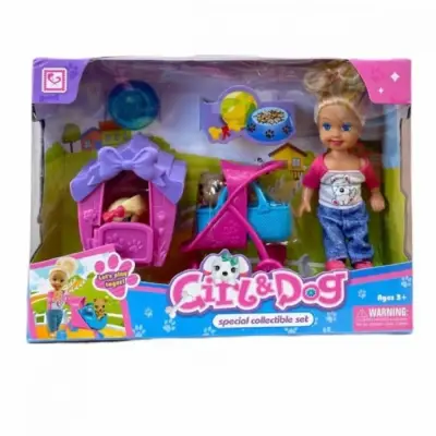 Mini Manken Bebek Barınak Pusetli - 3