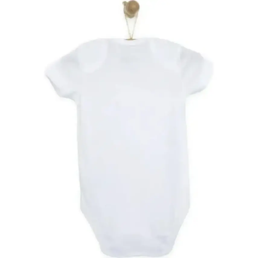Mixi Baby %100 Pamuklu Çıtçıtlı Bebek Body Kısa Kol - 4