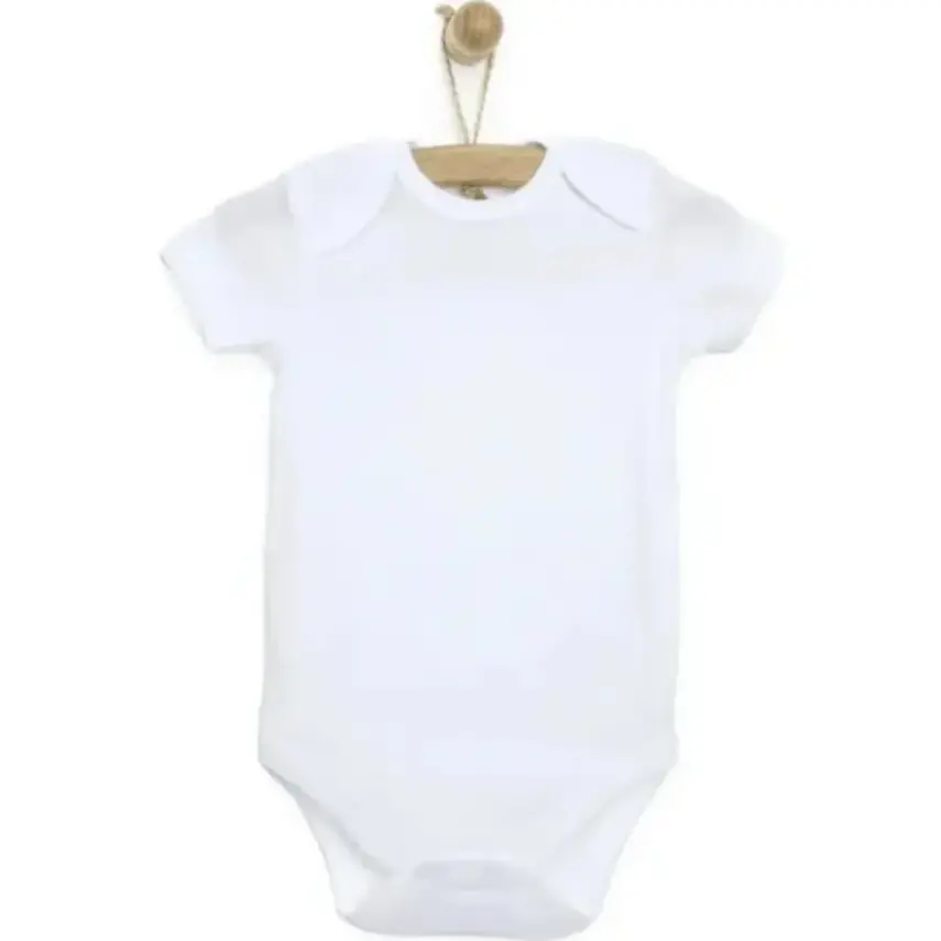 Mixi Baby %100 Pamuklu Çıtçıtlı Bebek Body Kısa Kol - 2
