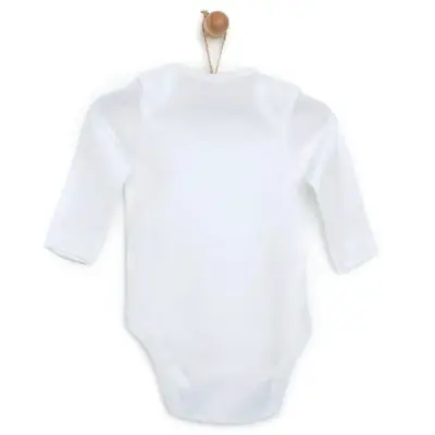Mixi Baby %100 Pamuklu Çıtçıtlı Bebek Body Uzun Kol - 7