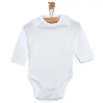 Mixi Baby %100 Pamuklu Çıtçıtlı Bebek Body Uzun Kol (1)