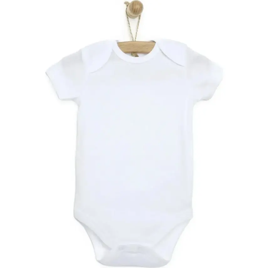 Mixi Baby 5li Beyaz Kısa Kollu Body Seti Ön Form - 2