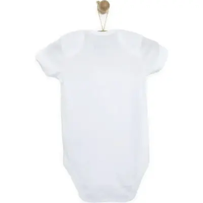 Mixi Baby 5li Beyaz Kısa Kollu Body Seti Ön Form - 4
