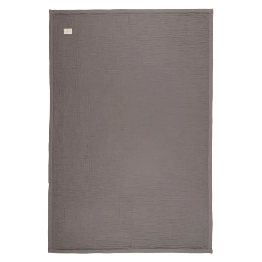 Mixi Baby Migaloo Dört Katlı Çok Amaçlı %100 Pamuklu Bebek Çocuk Müslin Örtü 90x120 cm Gri - 7