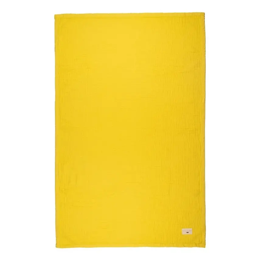 Mixi Baby Migaloo Dört Katlı Çok Amaçlı %100 Pamuklu Bebek Çocuk Müslin Örtü 90X120 Cm Hardal - 6