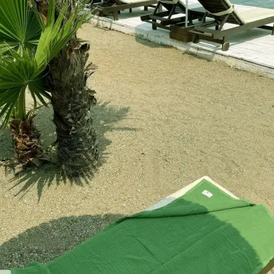 Mixi Baby Migaloo Dört Katlı Çok Amaçlı % 100 Pamuklu Bebek Çocuk Müslin Örtü 90X120 Cm Yeşil (1)