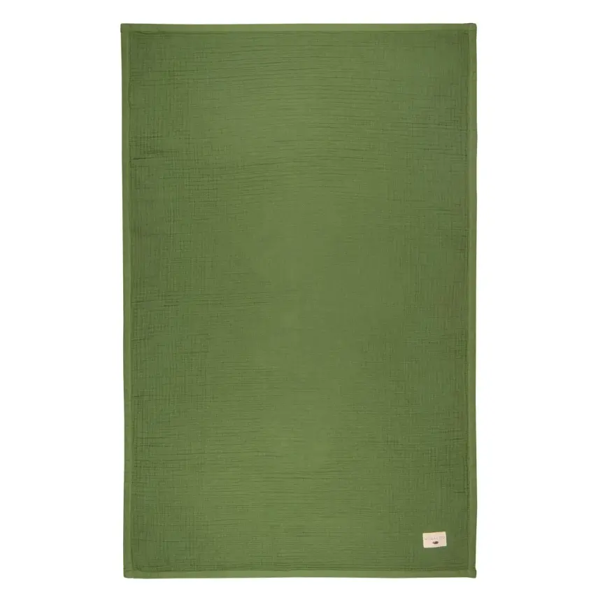Mixi Baby Migaloo Dört Katlı Çok Amaçlı % 100 Pamuklu Bebek Çocuk Müslin Örtü 90X120 Cm Yeşil - 7