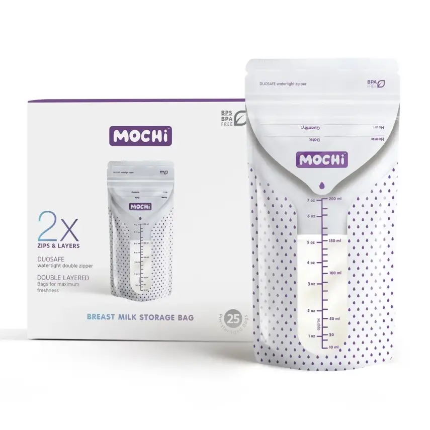 Mochi Anne Sütü Saklama Poşeti 200 ml 120li - 10