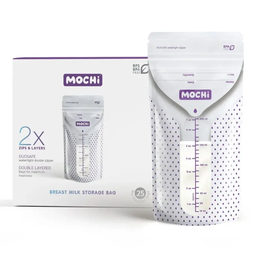 Mochi Anne Sütü Saklama Poşeti 200 ml 50li - 1