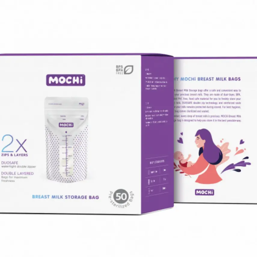 Mochi Anne Sütü Saklama Poşeti 200 ml 50li x 3 Adet - 3