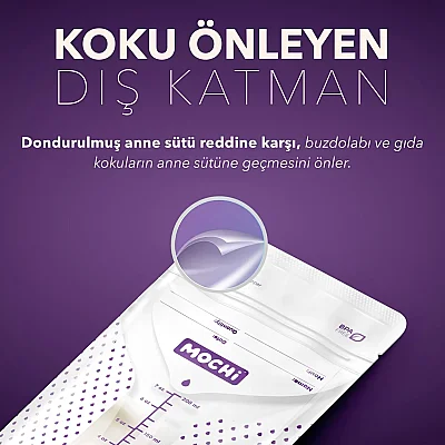 Mochi Anne Sütü Saklama Poşeti 25li - 3