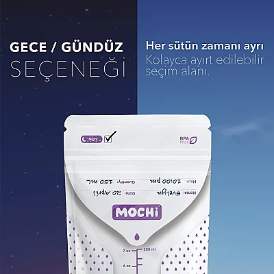 Mochi Anne Sütü Saklama Poşeti 25li - 4