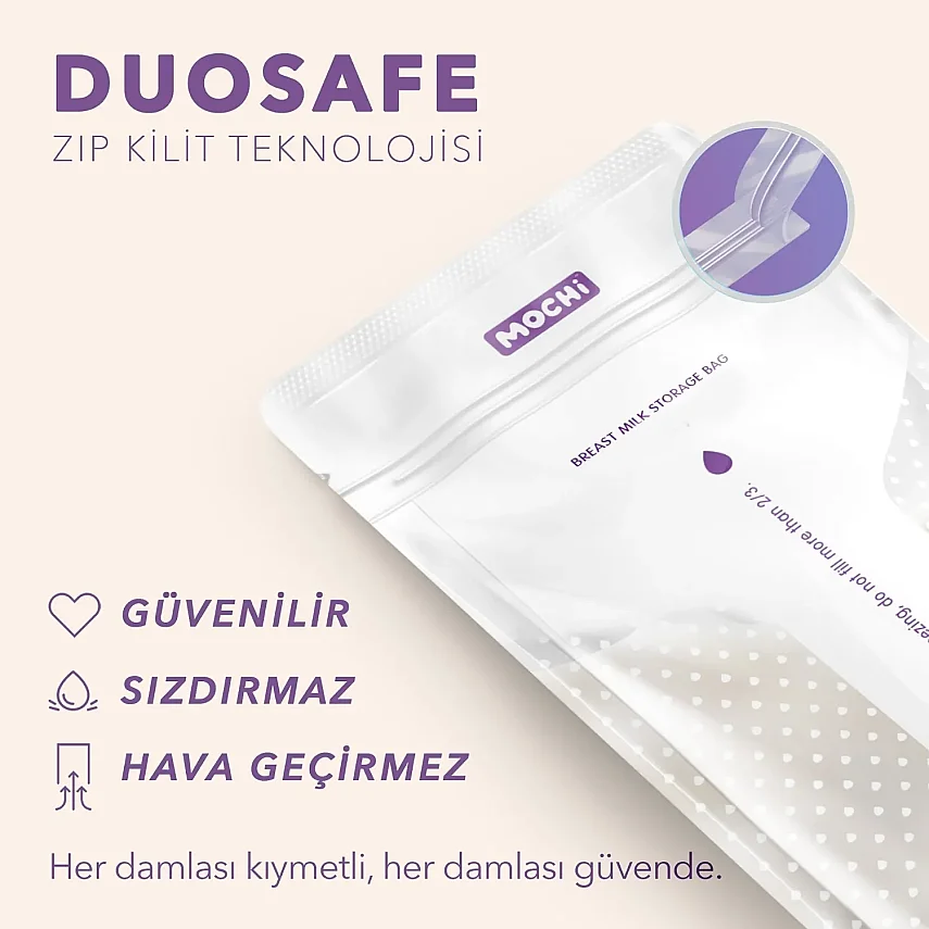 Mochi Anne Sütü Saklama Poşeti 25li - 5