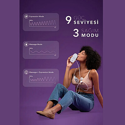 Mochi Momentum Duo Elle Serbest Göğüs Pompası - 4