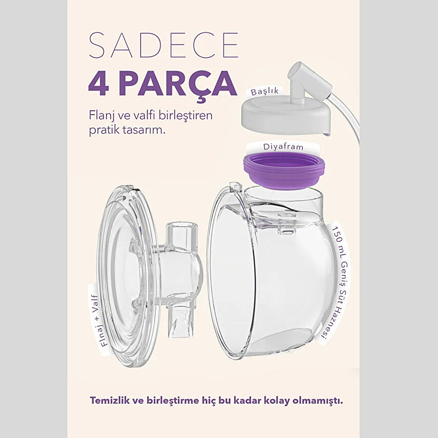 Mochi Momentum Duo Elle Serbest Göğüs Pompası - 5