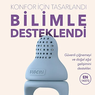 Mochi Pop-Up Gıda Emziği Mint - 6