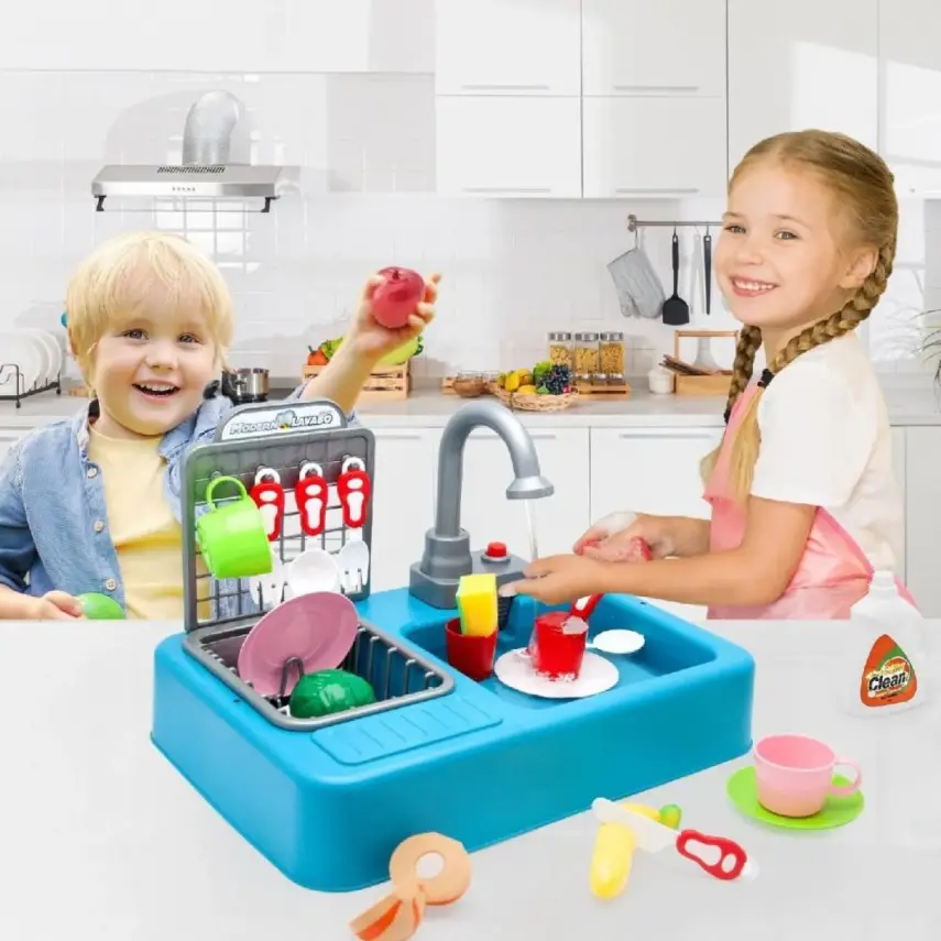 Modern Pilli Lavabo Mavi - 1