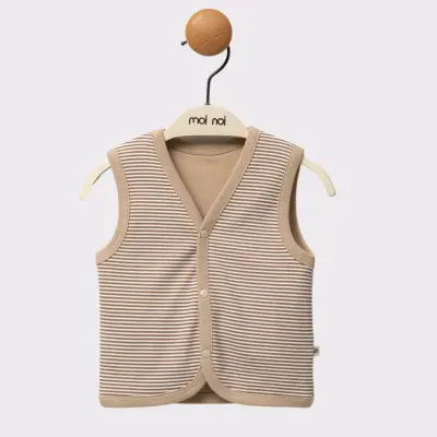 Moi Noi 2li Erkek Bebek Yelek Kirpi (1)