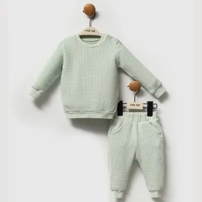 Moi Noi 2li Takım Waffle Mint - 5