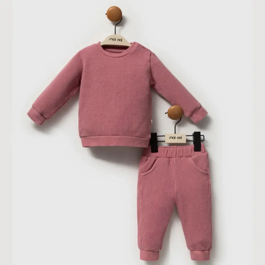 Moi Noi 2li Takım Waffle Mürdüm - 4