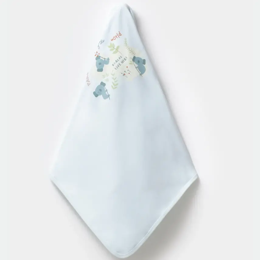Moi Noi Bebek Battaniye Palmiye Desenli Unisex - 1