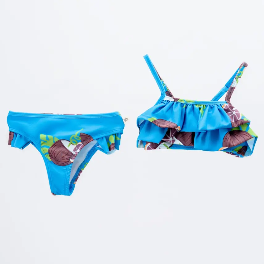 Moi Noi Bebek Bikinisi Desenli Mavi - 2