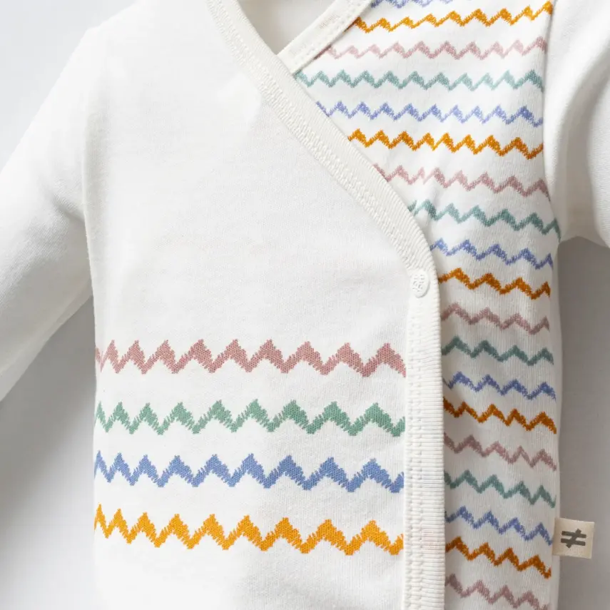 Moi Noi Bebek Hastane Çıkışı 10Lu Zigzag Desenli Unisex - 3