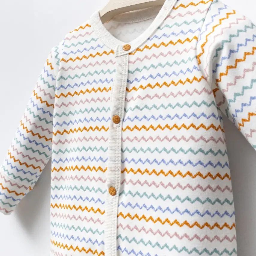 Moi Noi Bebek Hastane Çıkışı 10Lu Zigzag Desenli Unisex - 4