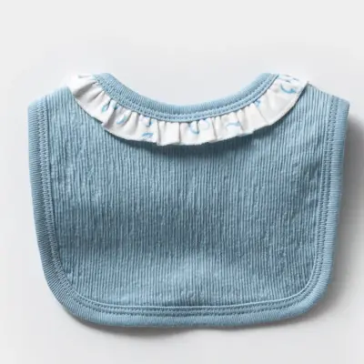 Moi Noi Bebek Önlük 2Li Mavi Unisex (1)