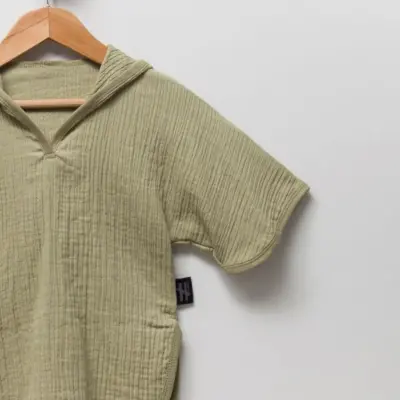 Moi Noi Bebek Panço Müslin Haki (1)