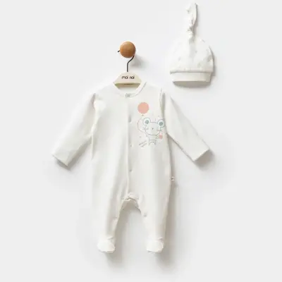Moi Noi Bebek Tulum Takımı 3Lü Balon Unisex (1)